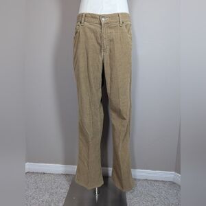 Eddie Bauer Y2K Corduroy Flare Pants | Size 8 Low Rise Preppy Heritage